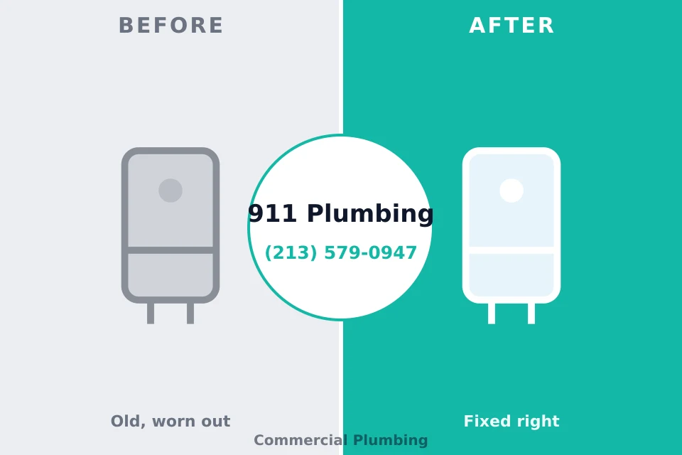Before and after: plumbing company Ludlow, KY